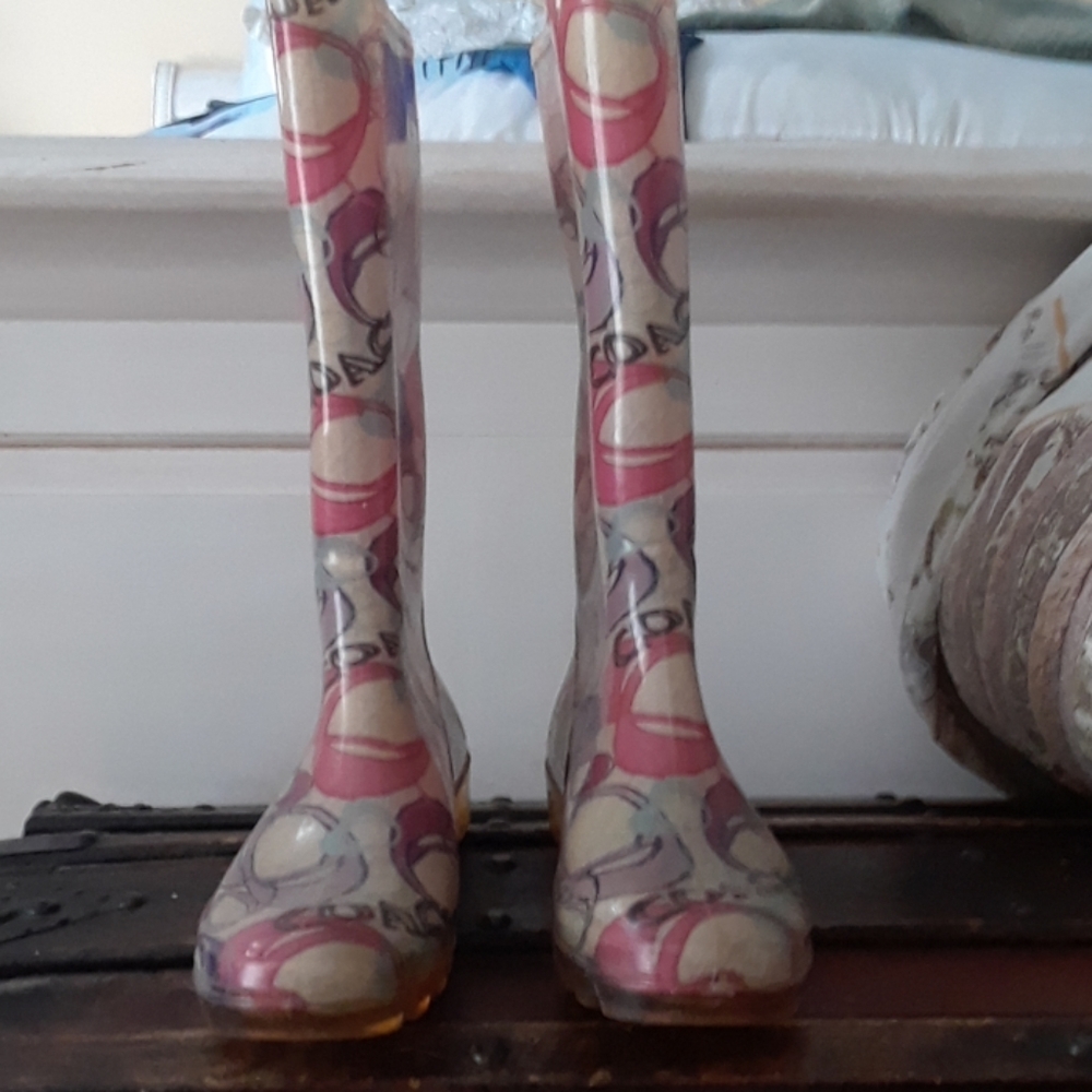 Coach rain boots